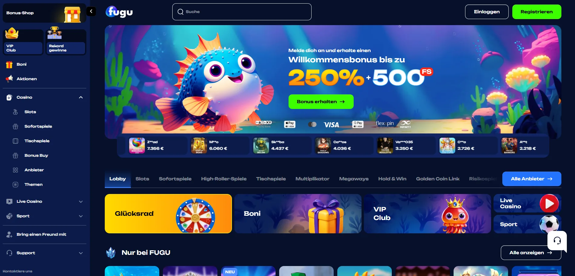 Fugu Casino Anmelden