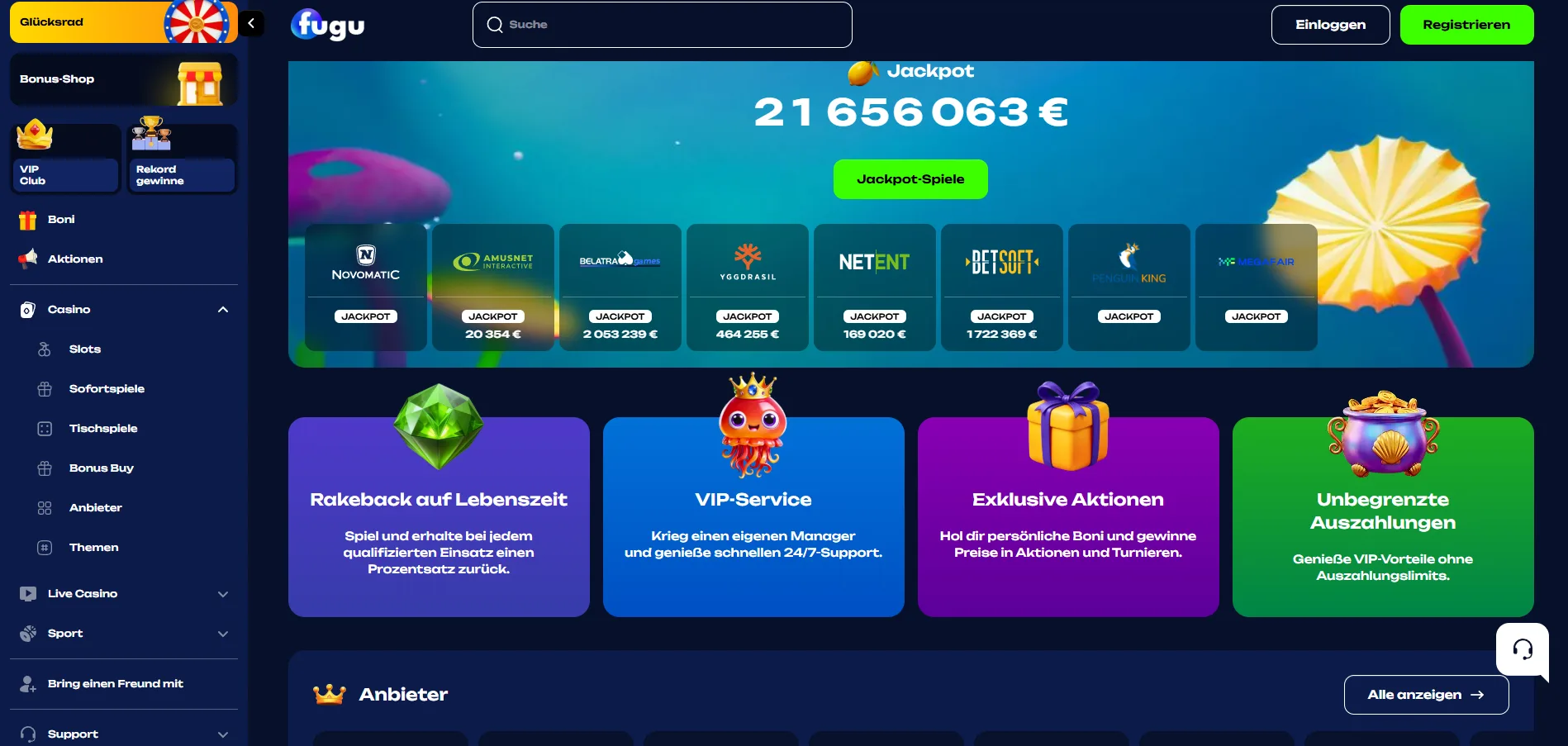 Fugu Casino Bonus